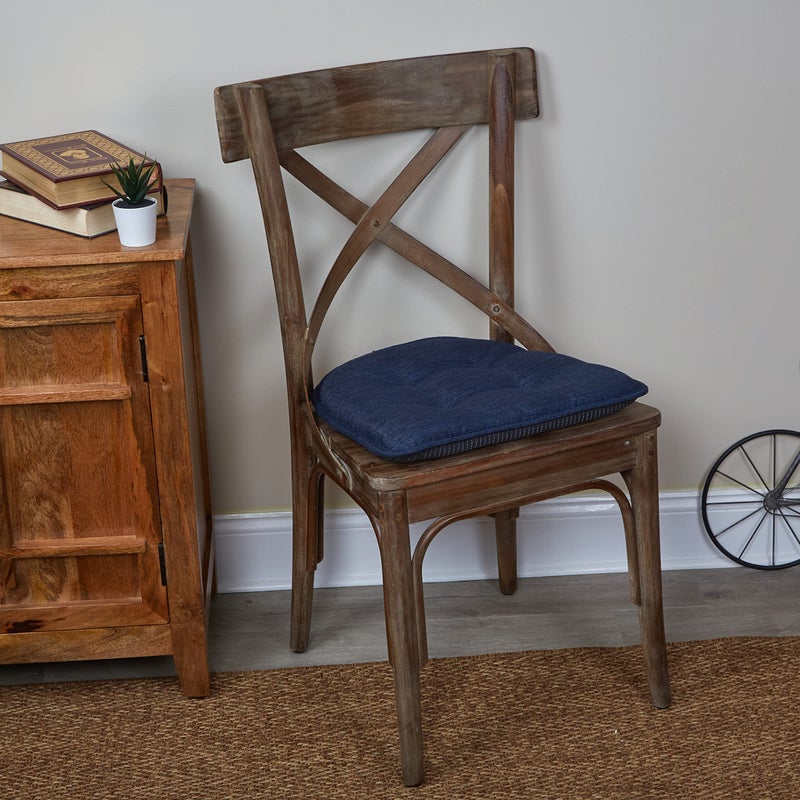 Klear Vu Non-Slip Chair Cushions, Assembled in USA, U-Shaped Skid-Proof Seat Pads for Dining Room, Kitchen, Office, 15"x16" - Image 2